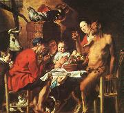 JORDAENS, Jacob Christ Driving the Merchants from the Temple zg painting